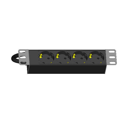 LinkIT 10" PDU 4xCEE 7/4 5M CEE 7/7 no switch 5 m cable