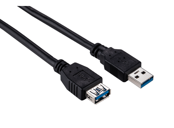 Elivi USB 3.0 A - A Extention 2 m M/F| 3.0| Black