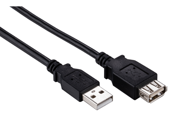 Elivi USB 2.0 A - A Extention 5m M/F| 2.0| Black