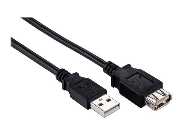 Elivi USB 2.0 A - A Extention 5m M/F| 2.0| Black