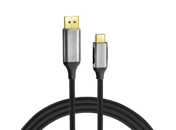 Elivi USB C - Displayport cable 2 m Black| 4K@60hz