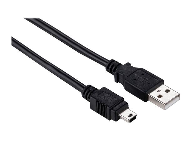 Elivi USB A - Mini B cable 1m 2.0| Black