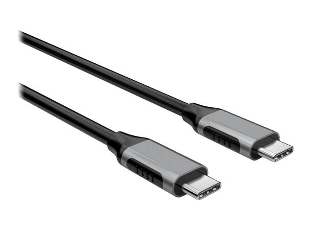 Elivi USB C - USB C cable 2 m Black/Space Grey| 10gbps/100W