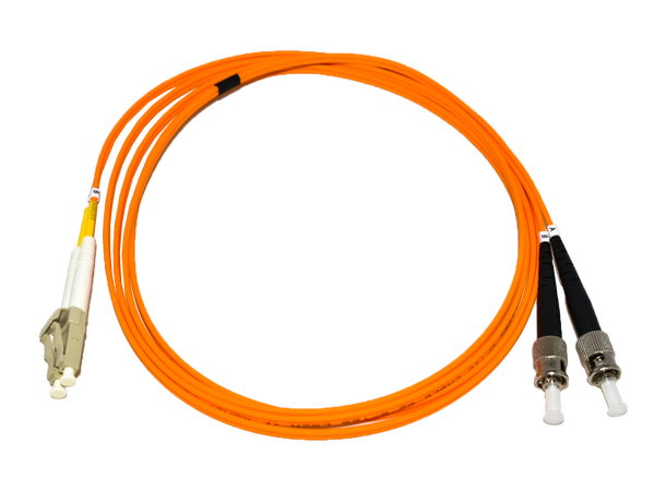 LinkIT Fiberpatch OM1 LC/ST Orange Duplex MM OM1 62.5/125 LSZH 2mm