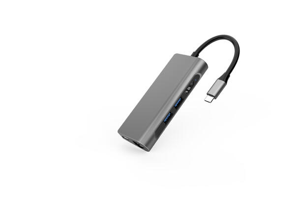 Elivi USB C Docking 7 in 1 MultiPort Adapter HUB| SpaceGrey