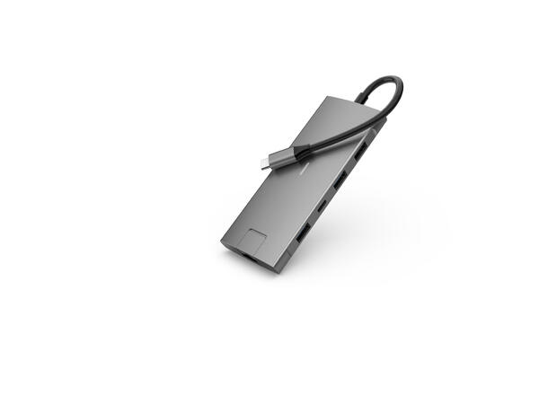 Elivi PRO USB-C Docking 8 in 1 MultiPort Adapter HUB| 10Gpbs| SpaceGrey