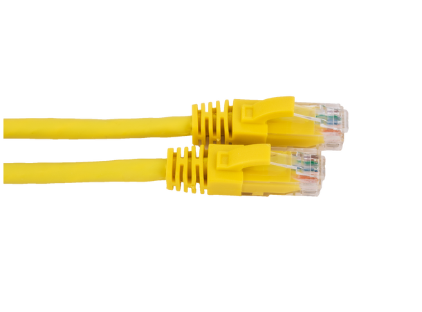LinkIT U/UTP Patch Cat.6 yellow 20m AWG 24 | LSZH | Snagless