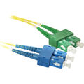 LinkIT fiberpatch OS2 SC-APC/SC-UPC 0.5m Duplex | SM | LSZH | Yellow