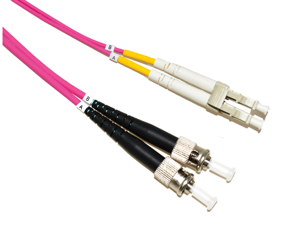 LinkIT fiber patch OM4 LC/ST 2m Duplex | MM | LSZH