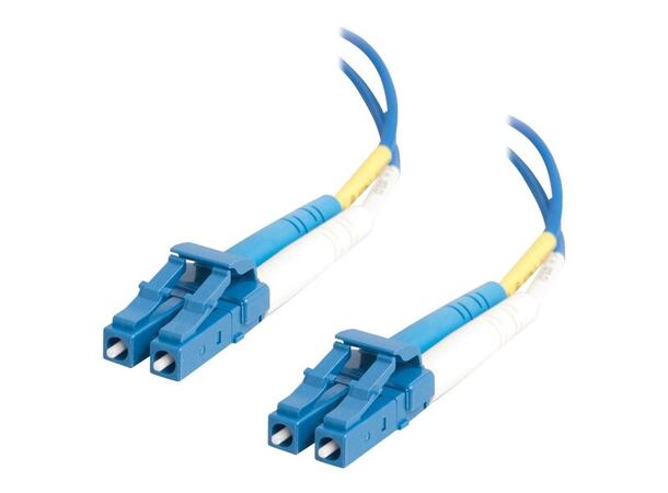 LinkIT fiber patch OS2 LC/LC 30m Duplex | SM | LSZH | Blue