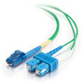 LinkIT fiber patch OS2 LC/SC 10m Duplex | SM | LSZH | Green