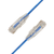 LinkIT U/UTP SlimPatch Cat.6a blue 1m AWG28/7 | LSZH |Snagless | OD 3.6mm 