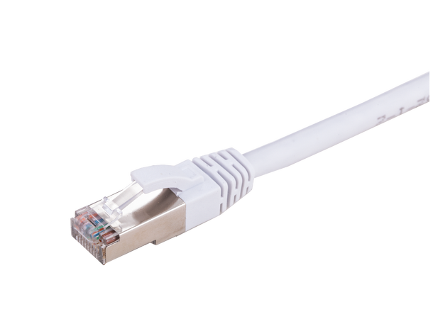 LinkIT S/FTP Patch Cat.6a White 20m AWG 26/7 | LSZH | Snagless