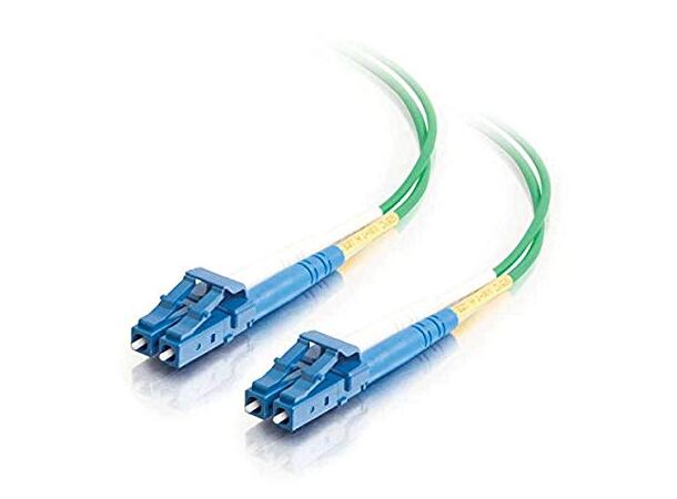 LinkIT fiber patch OS2 LC/LC 2m Duplex | SM | LSZH | Green