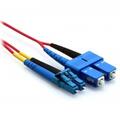 LinkIT fiber patch OS2 LC/SC 1m Duplex | SM | LSZH | Red