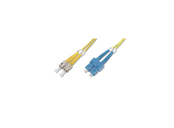 LinkIT fiber patch OS2 ST/SC 2m Duplex | SM | LSZH | Yellow