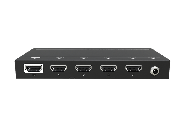 Stoltzen Echo SP14 HDMI 2.0 Splits 1: 4 HDMI Splitter 4K @ 60Hz w / downscaling