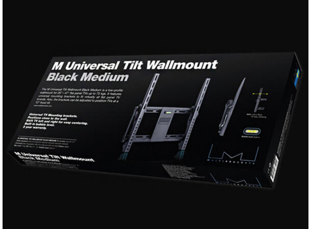 Multibrackets Universal Tilt Wallmount M edium Black
