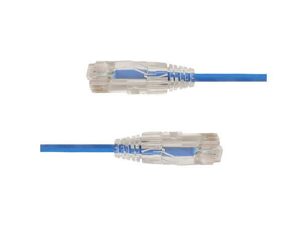 LinkIT U/UTP SlimPatch Cat.6a blue 15m AWG28/7 | LSZH |Snagless | OD 3.6mm