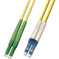 LinkIT fiber patch OS2 LC-APC/LC-UPC 15m Duplex | SM | LSZH