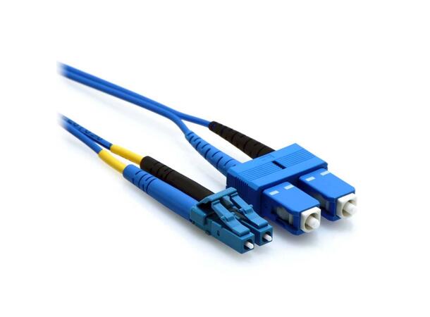 LinkIT fiber patch OS2 LC/SC 3m Duplex | SM | LSZH | Blue
