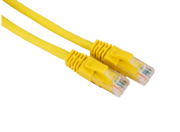 LinkIT U/UTP Patch Cat.6 yellow 5m AWG 24 | LSZH | Snagless
