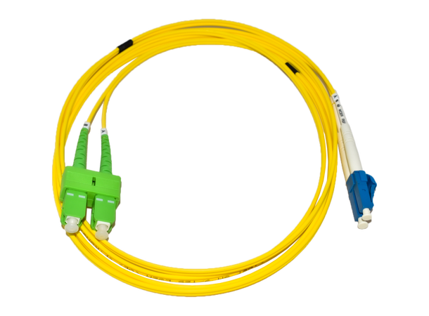 LinkIT fiber patch OS2 LC-UPC/SC-APC 1m Duplex | SM | LSZH