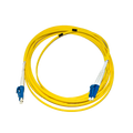 LinkIT fiber patch OS2 LC/LC 0.25m Duplex | SM | LSZH | Yellow