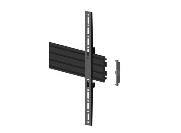 Multibrackets Wallmount Pro MBSTH1UP 200 x600 Fixed Black
