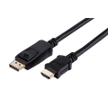 LinkIT Displayport to HDMI w/audio 1m 4K x 2K@30Hz 28 AWG Black