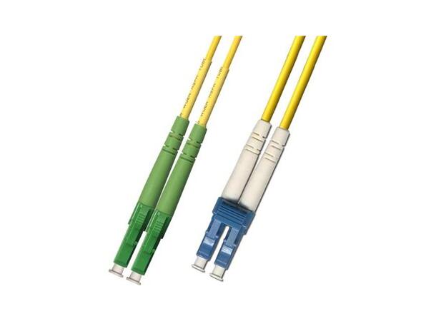 LinkIT fiber patch OS2 LC-APC/LC-UPC 1m Duplex | SM | LSZH