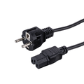 LinkIT Power Cable CEE7/7 - C15 black 2m LSZH | 3 x 1,00 mm²
