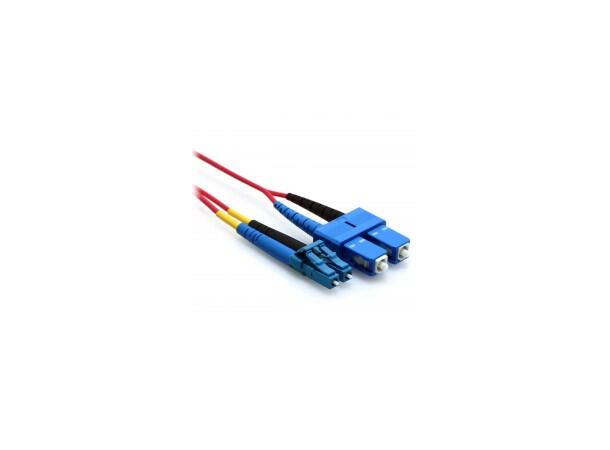 LinkIT fiber patch OS2 LC/SC 2m Duplex | SM | LSZH | Red