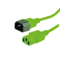 LinkIT Power Cable C13/C14 Green 1.5m PVC | 3 x 1.00 mm²