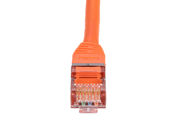 LinkIT S/FTP Patch Cat.6 orange 0.5m AWG 27 | LSZH | Snagless