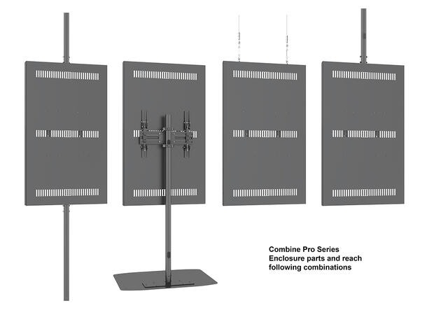 Multibrackets Pro Series - Enclosure 65" Wall Medium Black