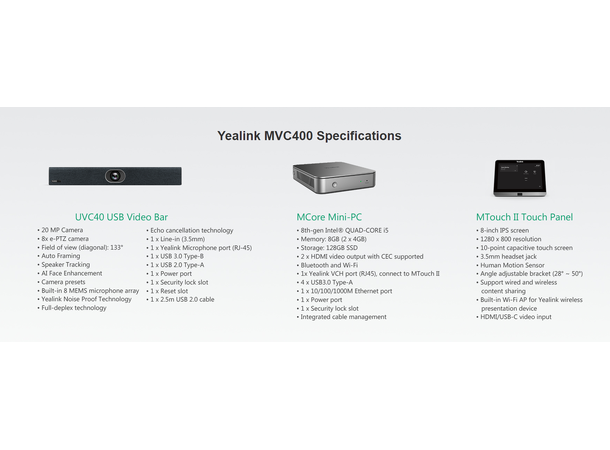 Yealink Extended Warranty MVC400-II from 2 to 5 years