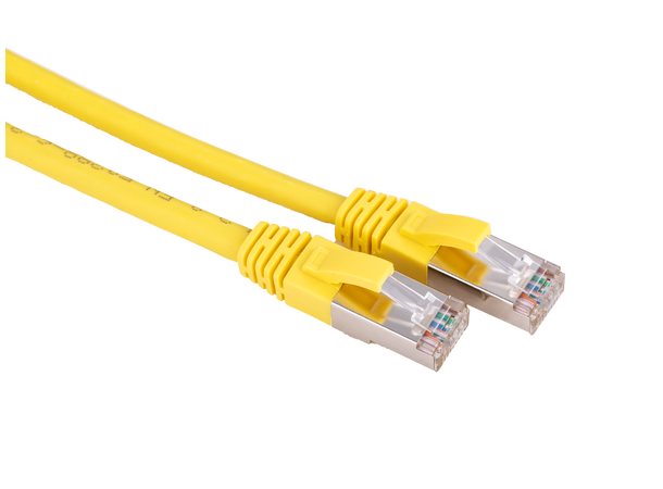 LinkIT S/FTP Patch Cat.6 Yellow 0.25m LSZH | AWG 27 | Snagless