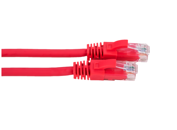LinkIT U/UTP Patch Cat.6 red 30m AWG 24 | LSZH | Snagless
