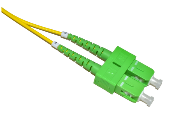 LinkIT fiber patch OS2 LC-UPC/SC-APC 40m Duplex | SM | LSZH
