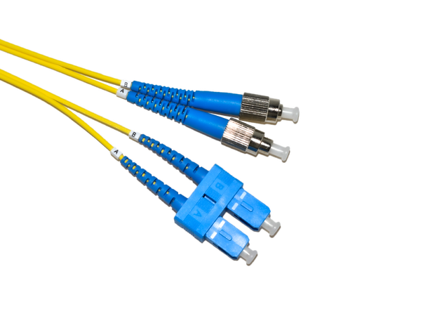 LinkIT fiber patch OS2 SC/FC 5m Duplex | SM | LSZH | Yellow