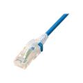 Siemon Patch Cable Cat.6 UTP White 1m Clear Boot| LSOH