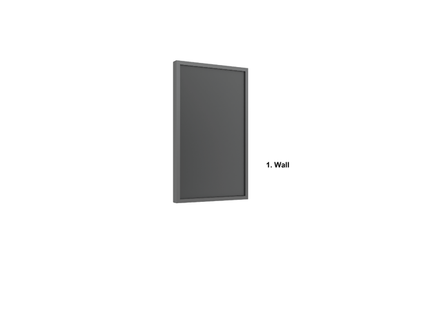 Multibrackets Pro Series - Enclosure 55" Wall Medium White