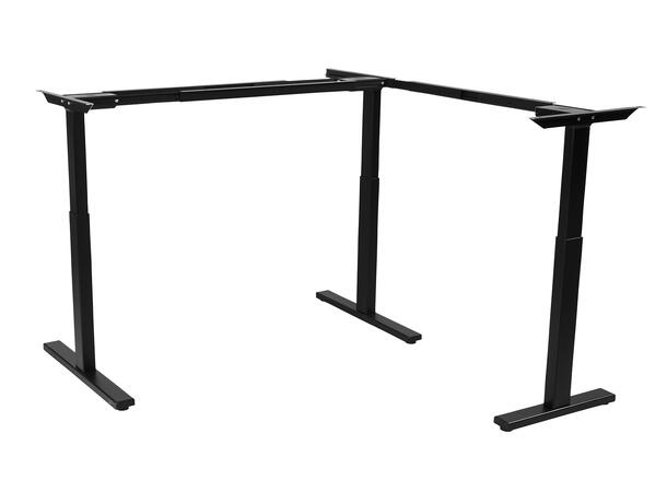 KENSON 3 Sit & Stand Table Black