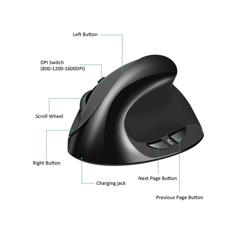 KENSON Vertical mouse Comfi 2 Wireless | Ergonomic