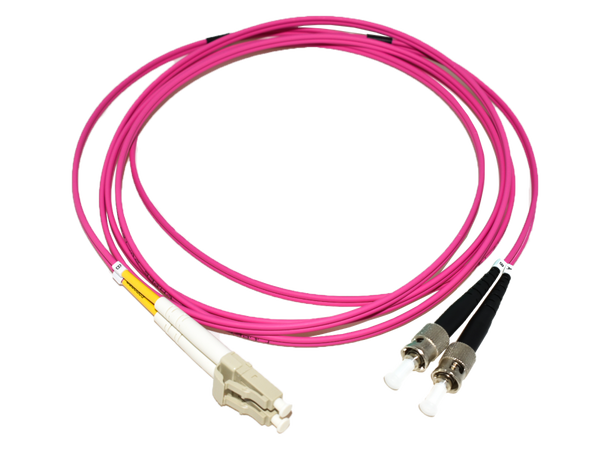 LinkIT fiber patch OM4 LC/ST 0.5m Duplex | MM | LSZH