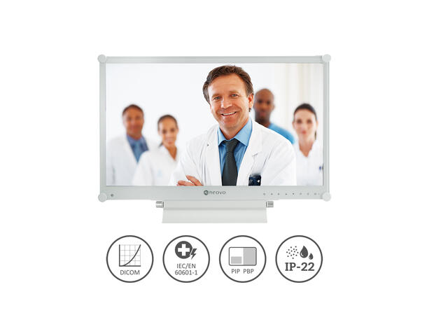 AG Neovo MX-22, Clinical review display 22", 1920x1080, 250 nits, IP22, DICOM