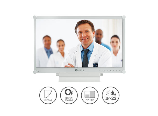 AG Neovo MX-24, Clinical review display 24", 1920x1080, 300 nits, IP22, DICOM