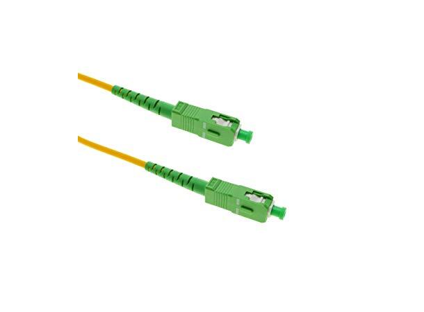 LinkIT fiber patch OS2 SC-APC/SC-APC 3m Simplex | SM | LSZH | Yellow