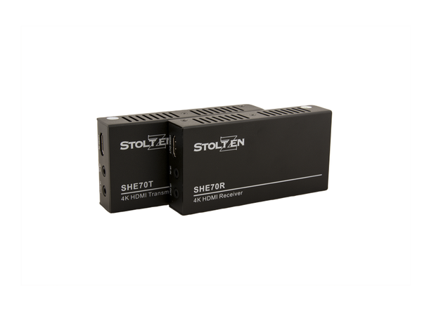 Stoltzen SHE70K HDbaseT Kit Poc IR 70 mtr| receiver is poweRed from transmi